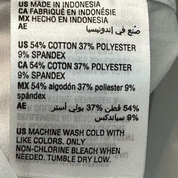 Club Room Long Sleeve Slim Fit Button Down Shirt - White - size XL | 17-17 1/2 - Picture 4 of 8